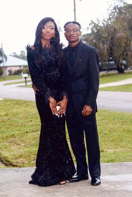 Beautiful couple on their wedding day