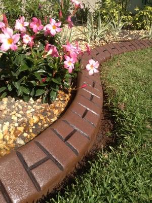 Keeping Mulch and Rocks in their place and a smile on your face!