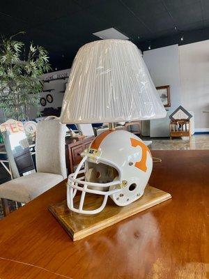 Vintage Original TN VOLS Football Helmet LAMP