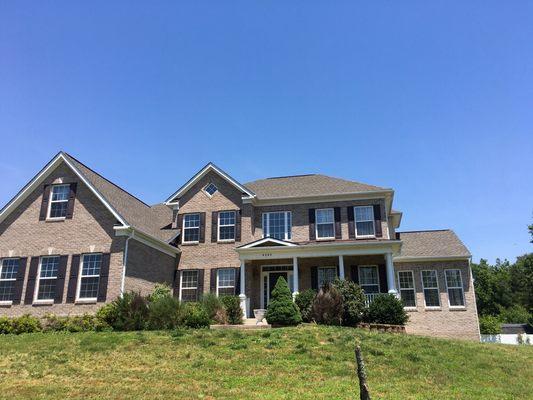 New roof getting installed Timberline HD Shingle Color is Weatherwood