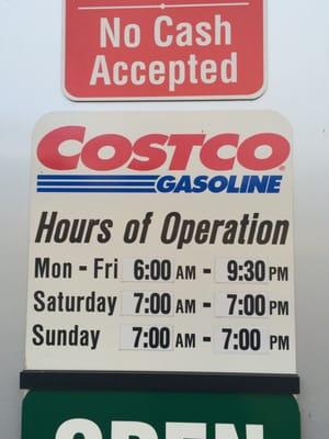 Hours of operation