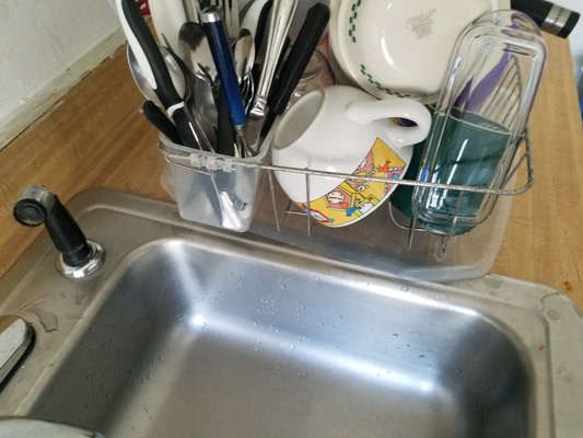 Kitchen sink after cleaning  DeepCleaningMA.com