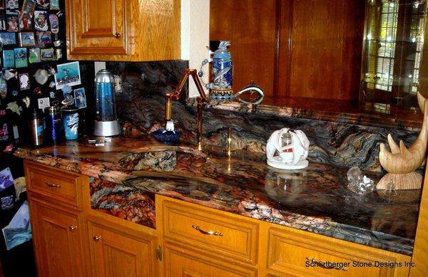 Fusion Granite with Fusion Stone sink and Fusion Sink Face