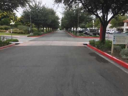 Red Curb repaint Loma Linda