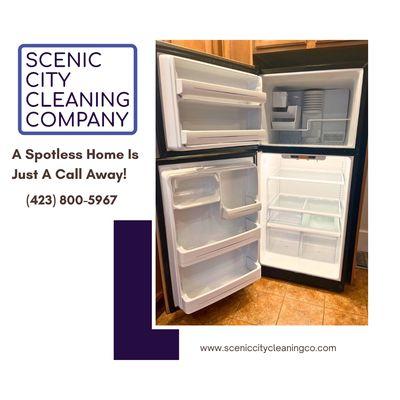 Fridge Cleaning 
Scenic City Cleaning Company
423-800-5967
sceniccitycleaningco.com