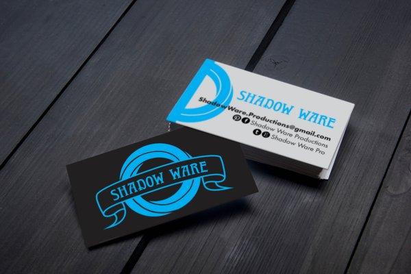 Graphic Design Project: Shadow Ware Business Cards