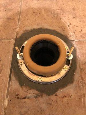 New extended closet flange.