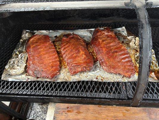 Yummy smoked ribs