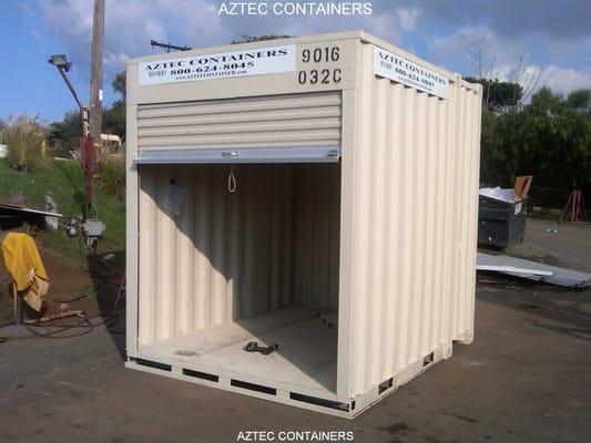 10' FT CONTAINER WITH ROLL UP $2,287.00 PLUS TAX AND DELIVERY