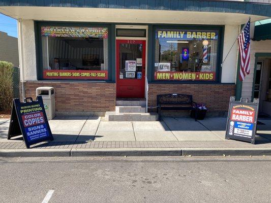 Santa's Barber Shop 112 E. Main Street Rogue River, OR 97537