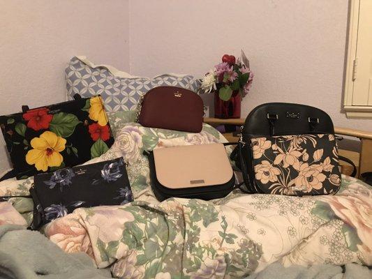 Bag I got is in the front middle! My sister for the one on the bottom right