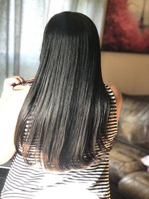 Keratin Repair Treatment!  Results