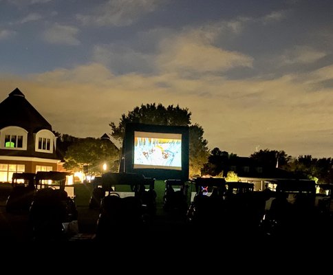 Outdoor movie