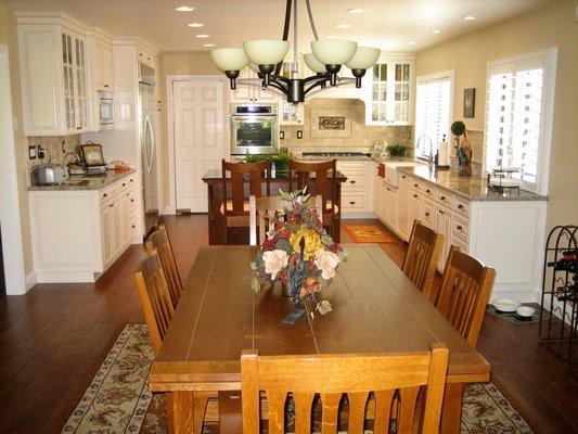 Custom painted kitchen