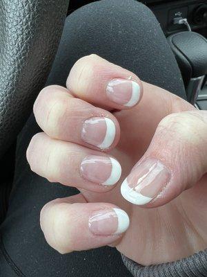 Gel french tips