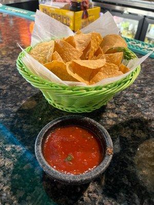 Free chips and salsa