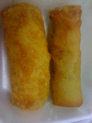 Shrimp egg roll & Vegetable egg roll