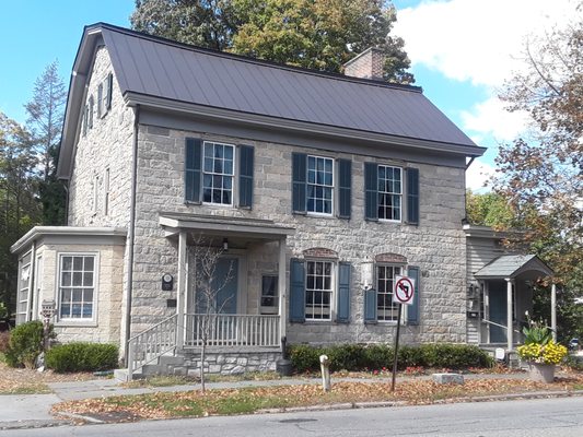 Baird's Tavern, built in 1766, is one of the oldest structures in the Village of Warwick.