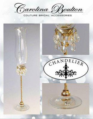 Candelier chanpeing glass