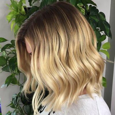 Blonde bombshell Balayage by Nicole