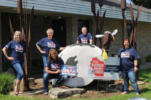 MACCI Staff celebrate Dairy Strong month