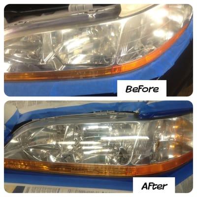 They offer Light restoration with repair coating, actually saw a difference.