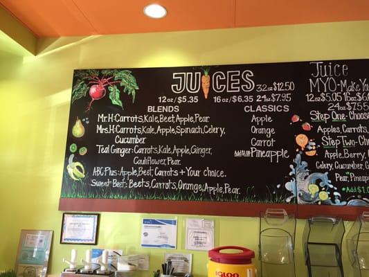 House blend juices