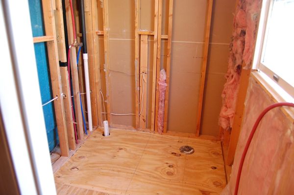 Old bathroom demo