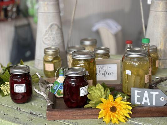 Homemade pickled products