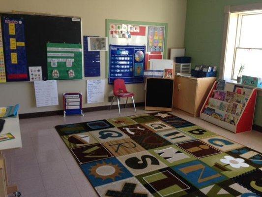 Prekindergarten large group area