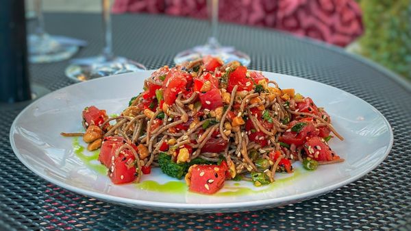 Tuna Poke / Soba Noodle Salad / Soy Vinaigrette