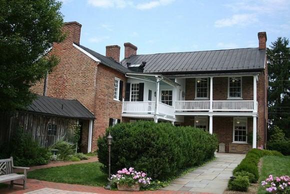 Back of the Thomas Birkby House from the gardens