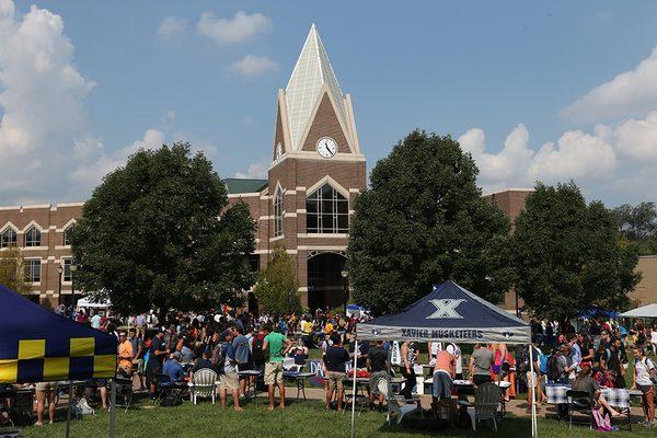 Students meet and interact with more than 160 clubs at the annual Club Day on the Yard event.