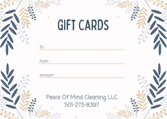 you can now purchase gift cards!