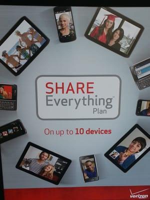 With Verizons new share everything plans we can help pick the best one for you