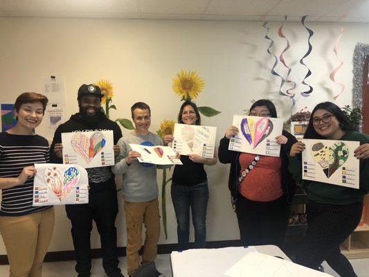 Art and music therapy class