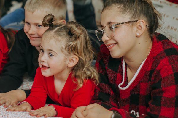 Kids Christmas portrait