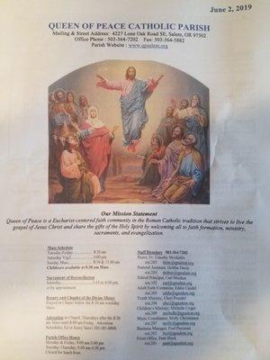 Church Bulletin