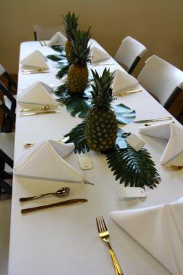 Table and chairs