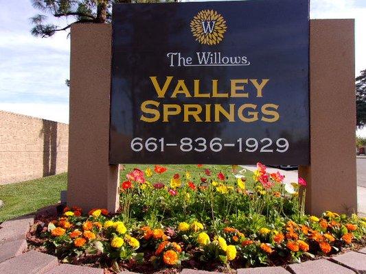 Valley Springs Street Sign