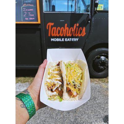 Bang shrimp & crack BBQ chicken tacos at the NJ Taco Festival | #intenselypassionatephotography