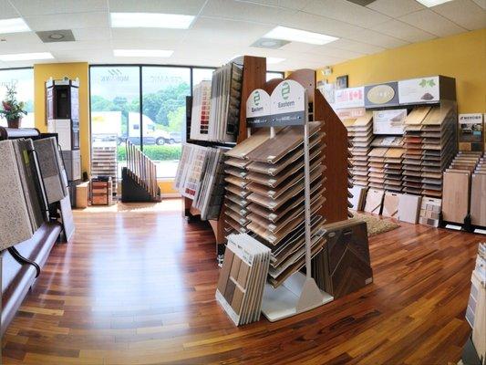 Our Showroom is open, organized, and easy to navigate!