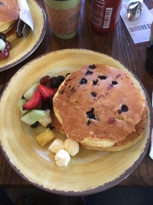 Blueberry pancakes