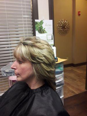 Highlights and layered cut