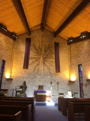 The chapel, portrait view.