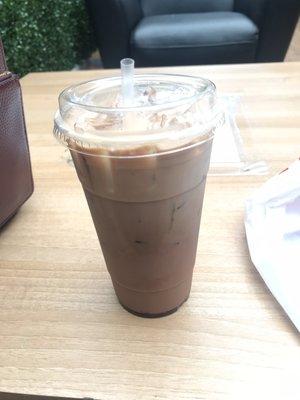 Large iced turtle mocha.