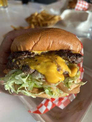 Shubiez double cheeseburger. Yum!