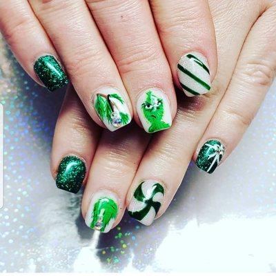 Grinch nails by Richelle