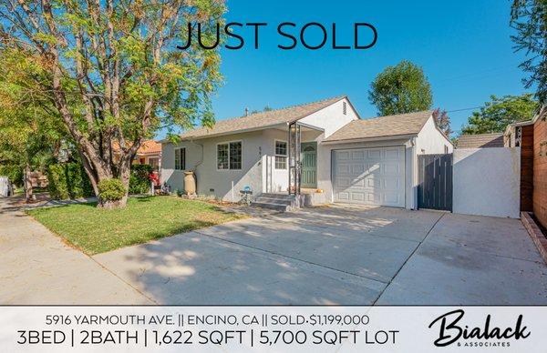 Congratulations to our wonderful Sellers on the sale of the home. We look forward to watching the next stage of your adventures!!!