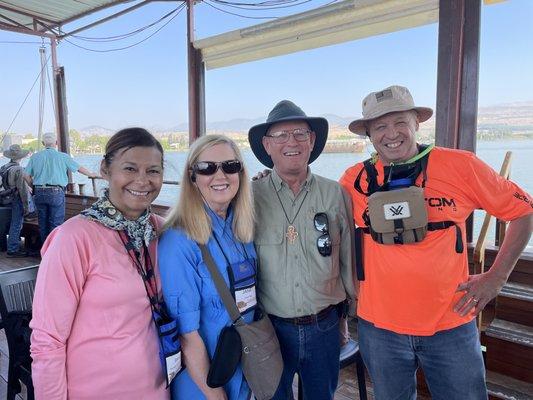 Sea of Galilee boat cruise.